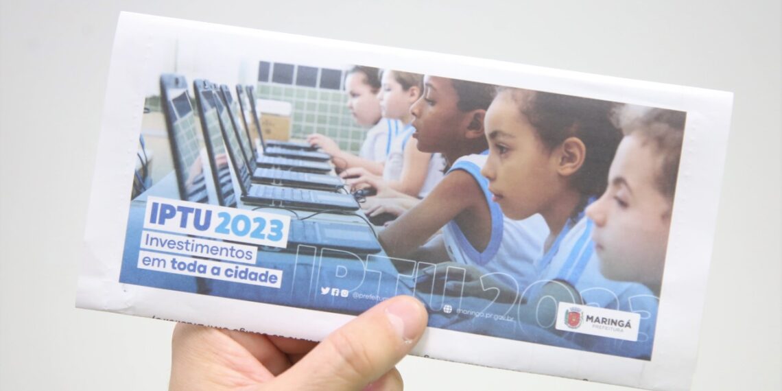 MARINGÁ – IPTU 2023 pode ser pago por Pix; município concede desconto de até 10% para pagamento à vista