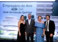 José Armando Quirino recebe prêmio de Empresário do Ano 2023