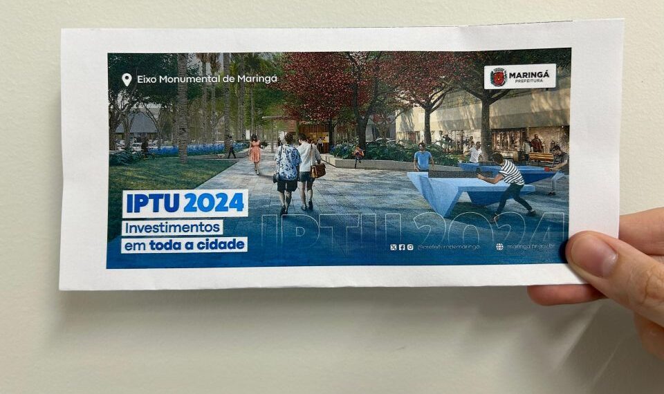 Guias do IPTU 2024 começam a ser entregues pelos Correios; emissão também pode ser feita pela internet