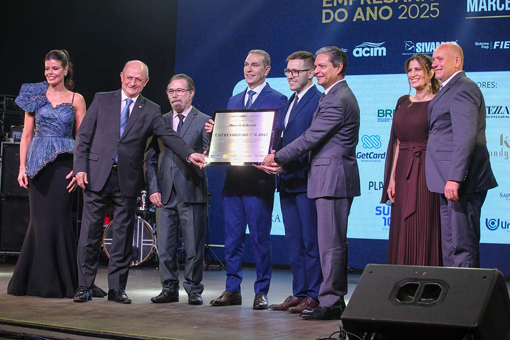 Marcelo Liberati, da Euro Condomínios, recebe Prêmio Empresário do Ano 2025