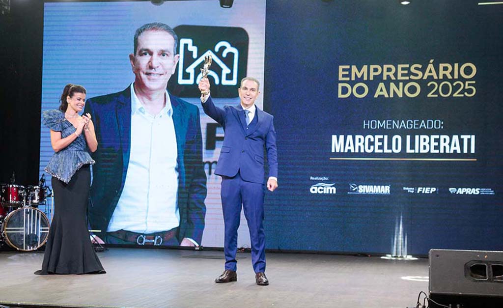 Marcelo Liberati, da Euro Condomínios, recebe Prêmio Empresário do Ano 2025