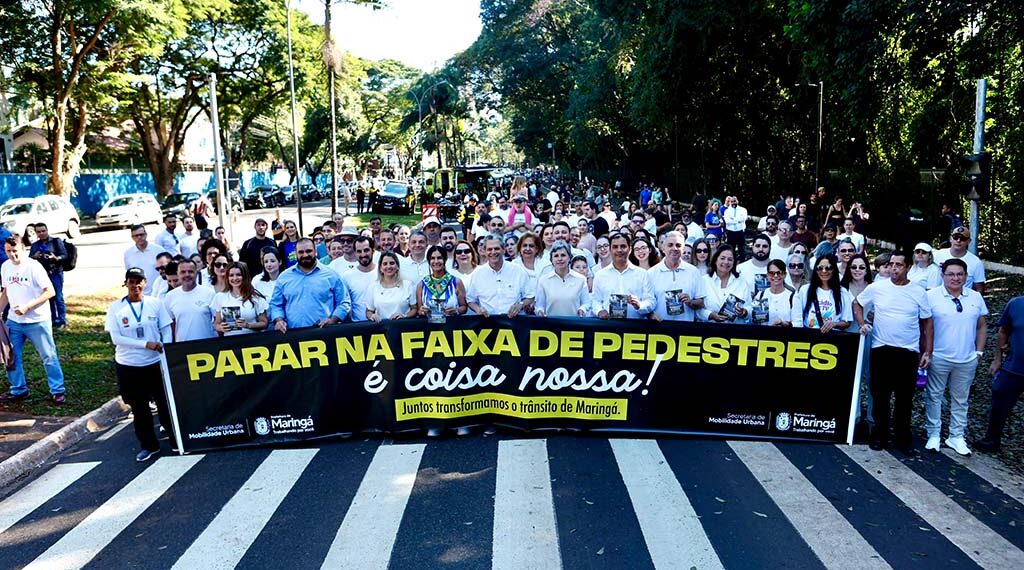 Por um trânsito mais seguro, Maringá promove concentração com a comunidade