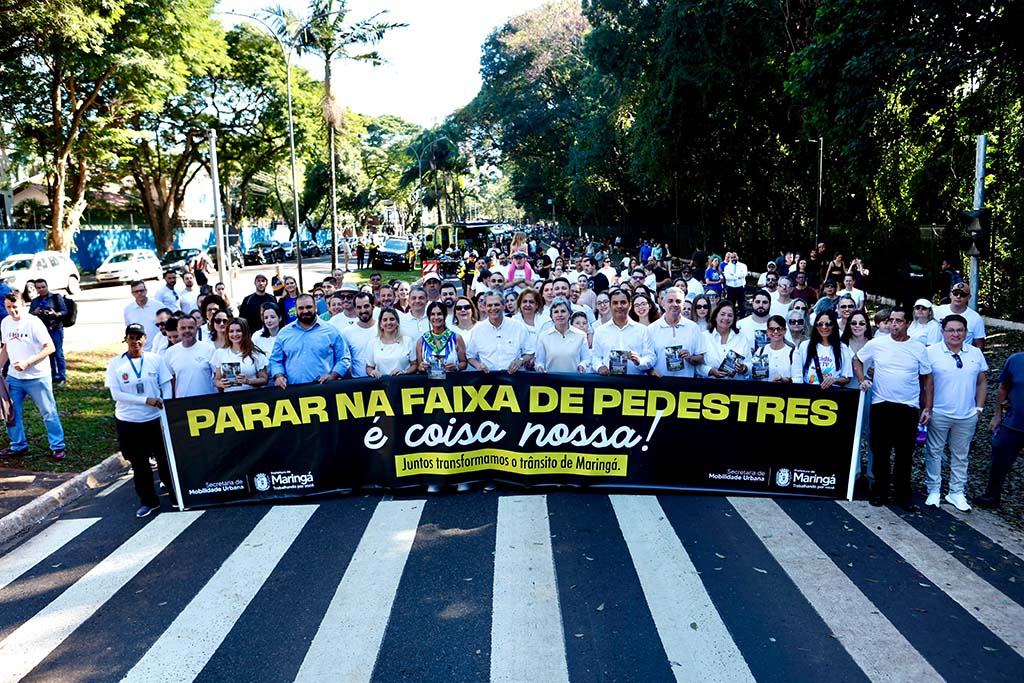 Por um trânsito mais seguro, Maringá promove concentração com a comunidade