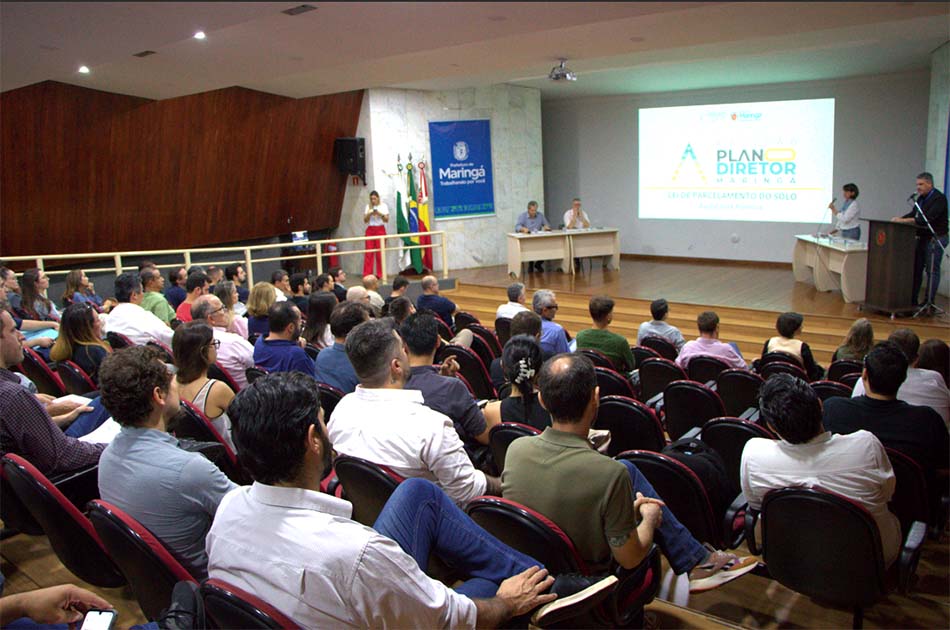 Prefeitura de Maringá realiza audiência pública sobre a Lei de Parcelamento do Solo