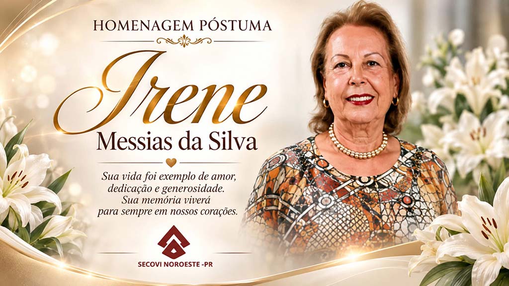 Auditório da Regional Noroeste do Secovi-PR recebe nome de Irene Messias